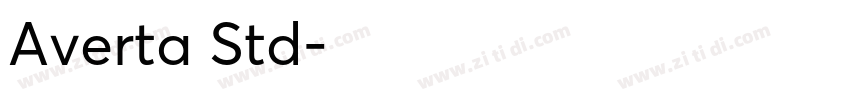 Averta Std字体转换